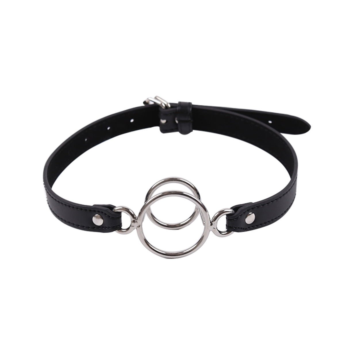 Double Metal Ring Mouth Gag - Lovetoys wholesales shop