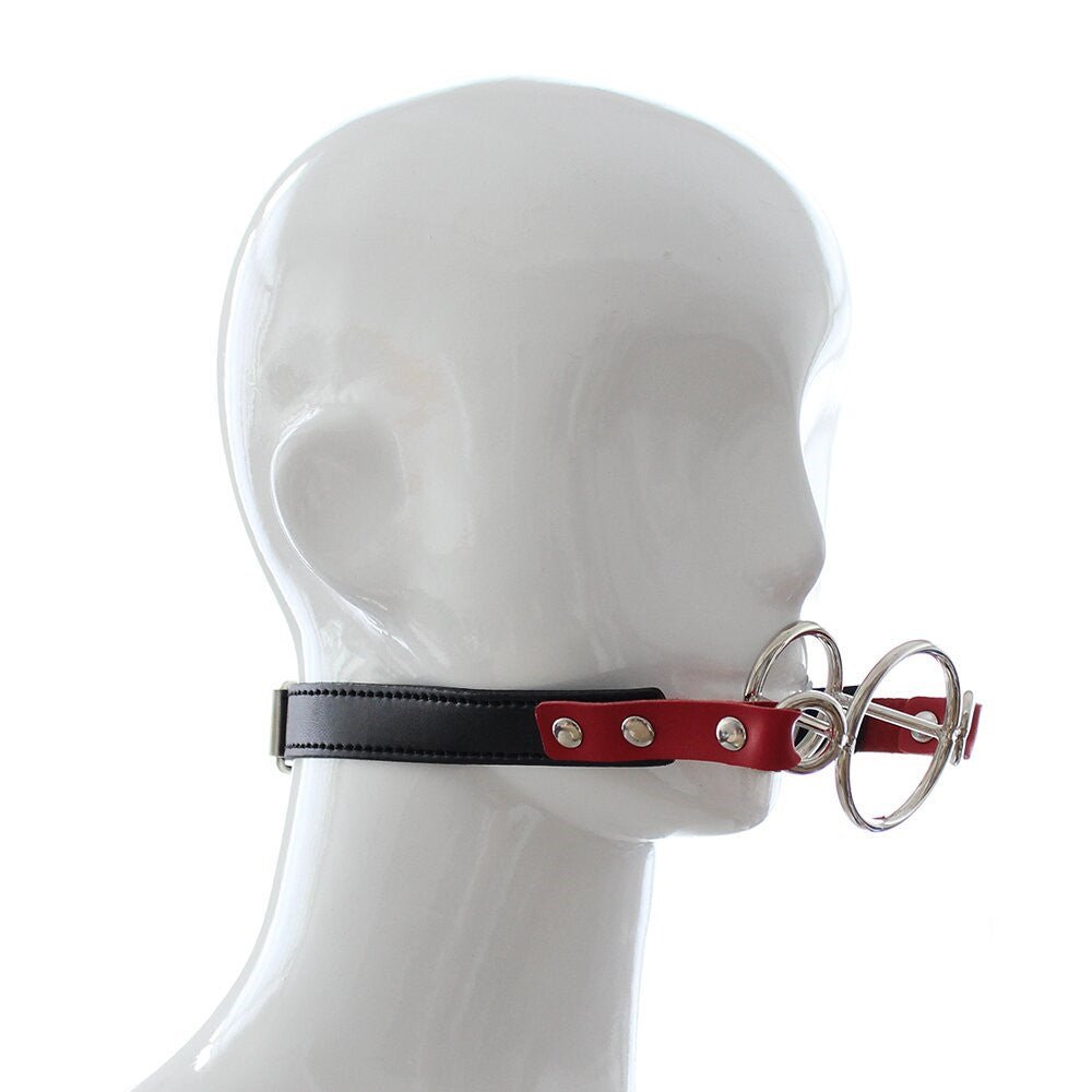 Double Metal Ring Mouth Gag - Lovetoys wholesales shop