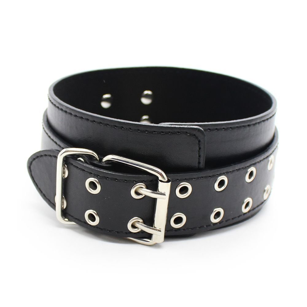 Double Pins Buckle Collar with One D - Ring - Lovetoys wholesales shop