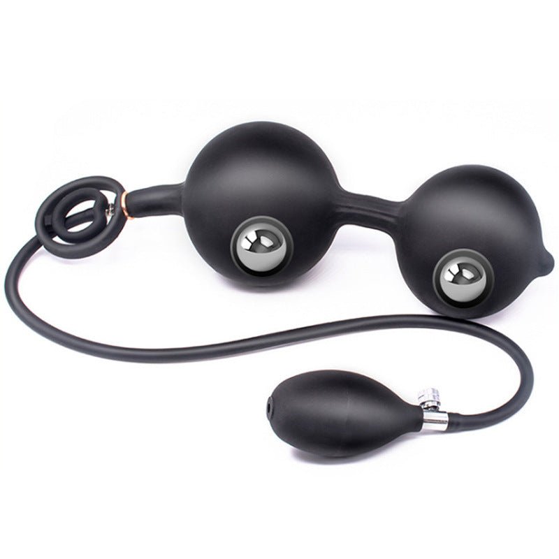 Double Rolling Ball Inflatable Anal Plug - Lovetoys wholesales shop