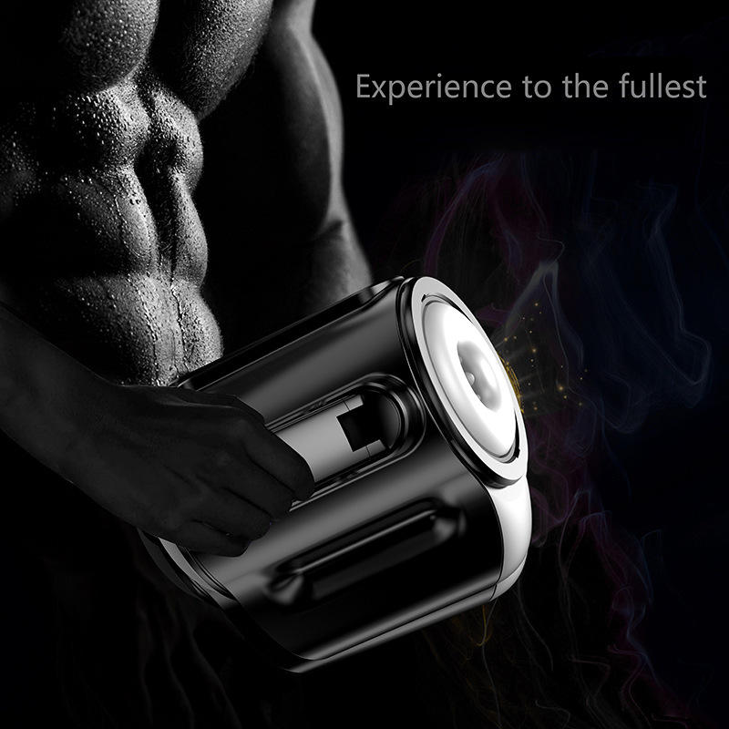Dual - handle Airplane Cup Automatic Male Telescopic Vibration Masturbator Adult Sex Toy - Lovetoys wholesales shop