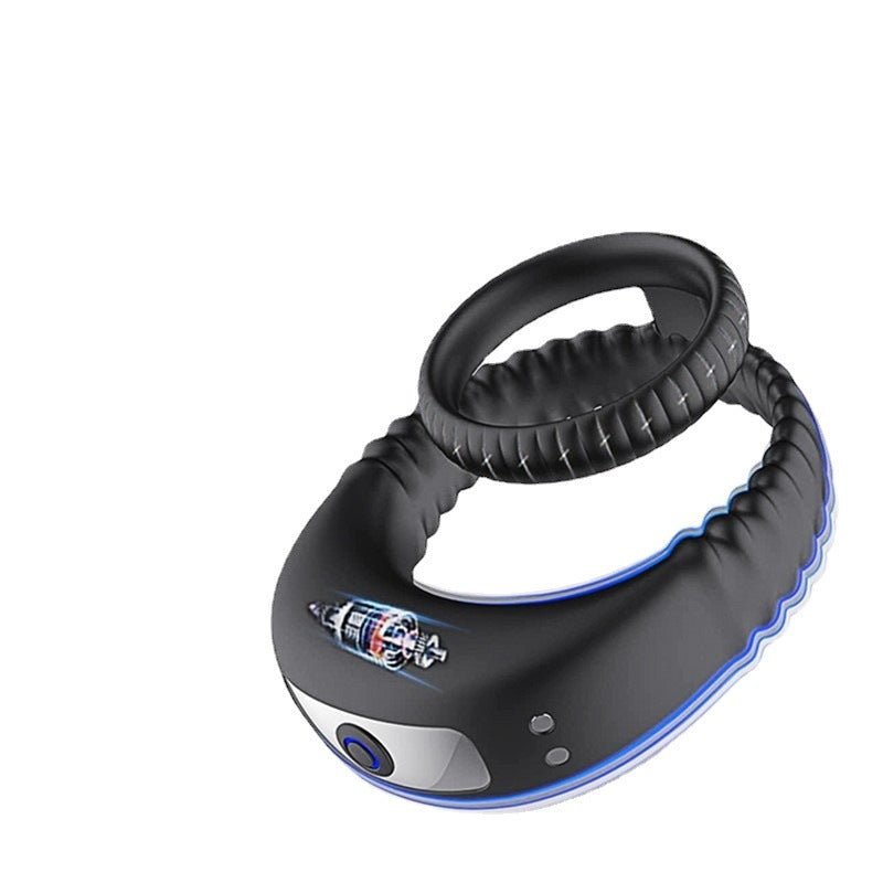Dual Ring Vibrating Cock Ring - Lovetoys wholesales shop