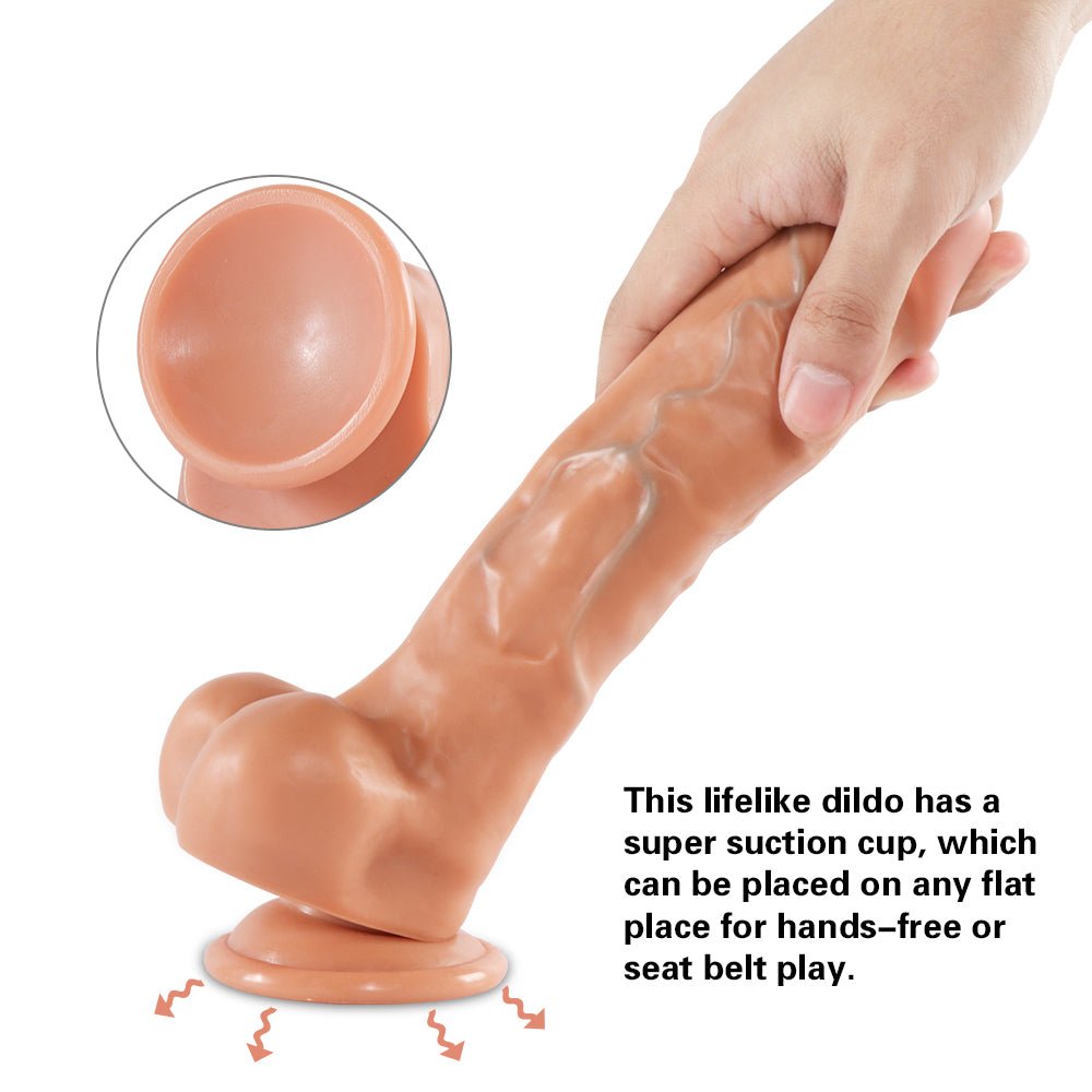 Ejaculating Super Realistic Dildo With Blue Veins - Lovetoys wholesales shop