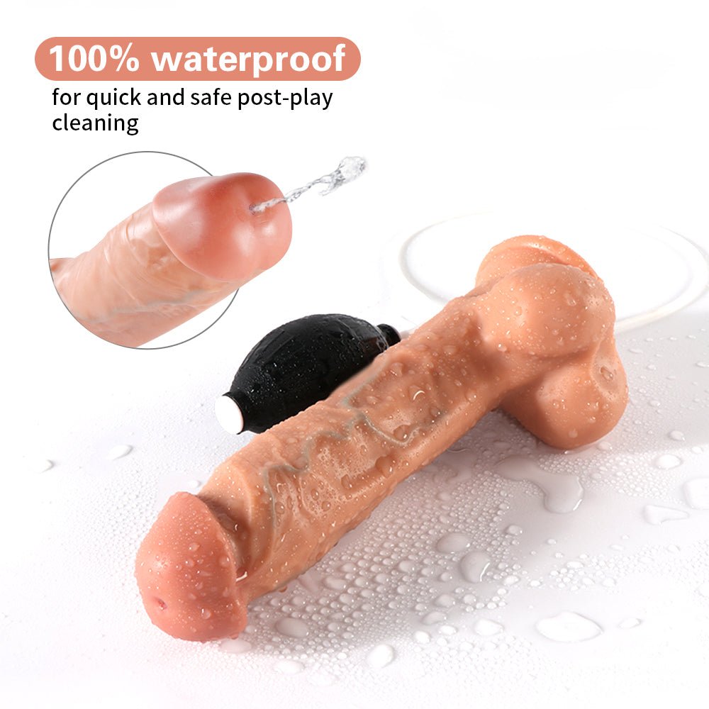 Ejaculating Super Realistic Dildo With Blue Veins - Lovetoys wholesales shop