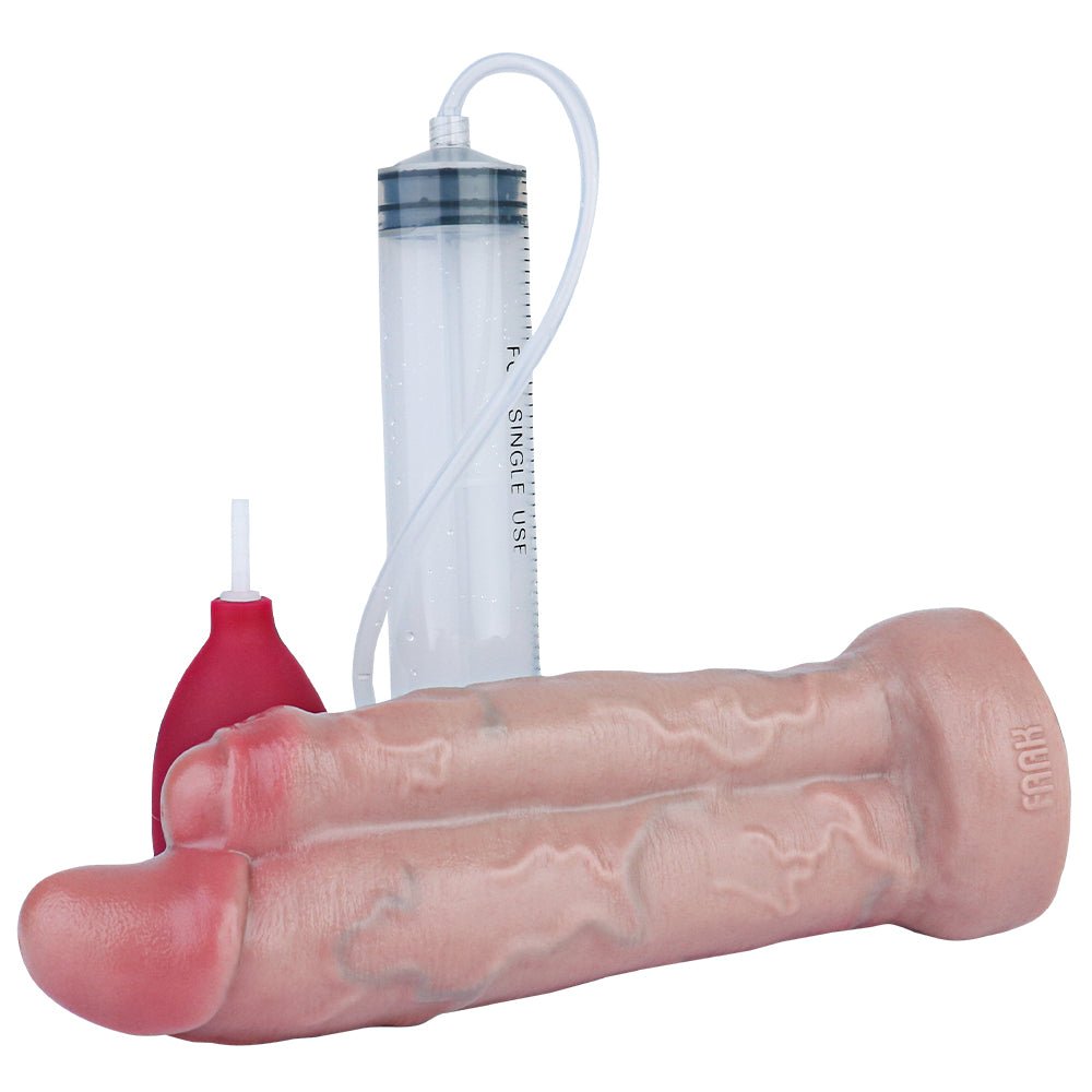 Ejaculation Realistic Double Penis - Lovetoys wholesales shop