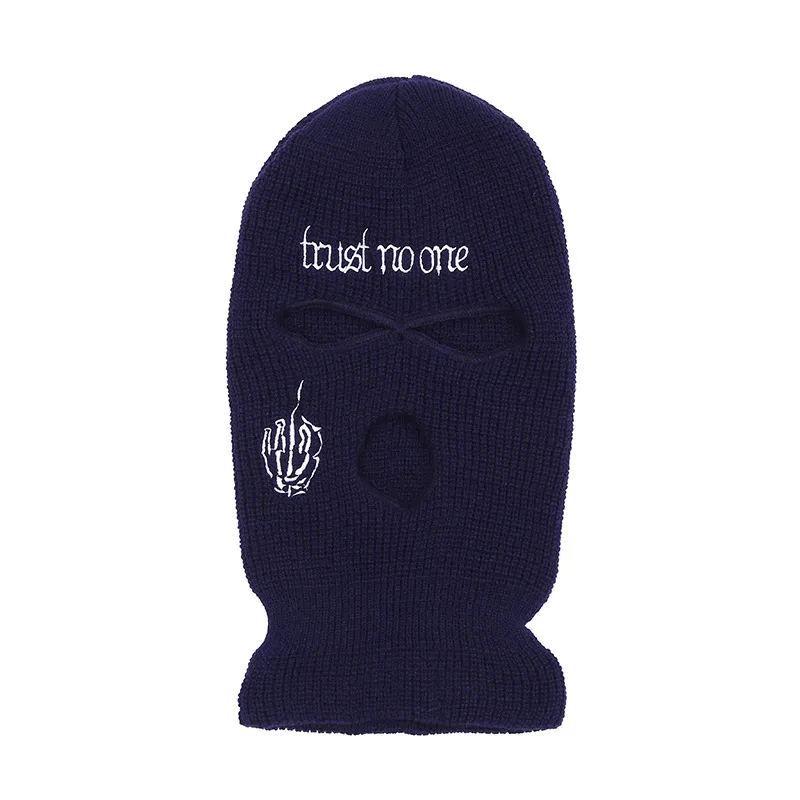 Fashion Letter Embroidered Three Hole Hat Knit Pullover Hat - Lovetoys wholesales shop