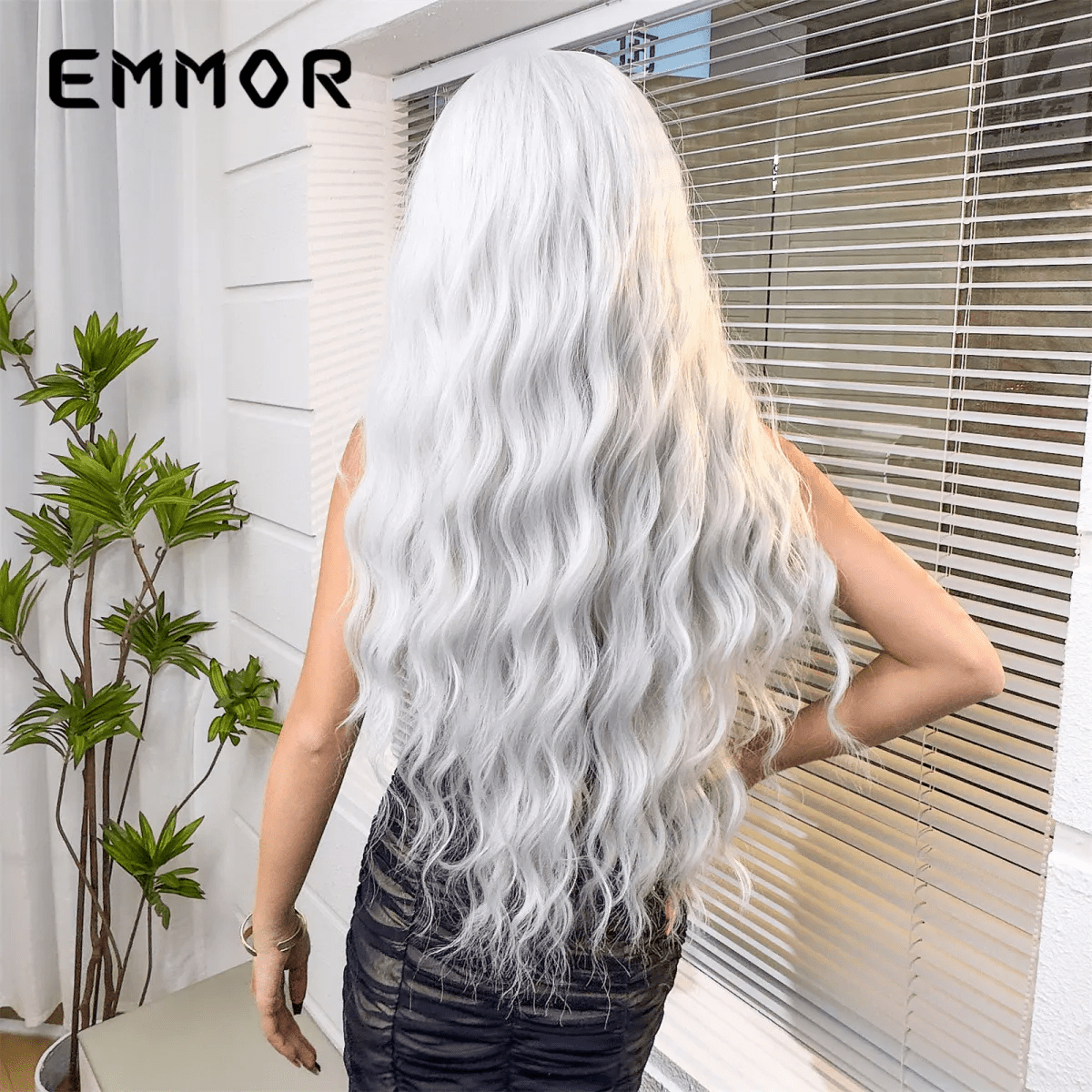 Fashion Silver Long Curly Hair Wig - Lovetoys wholesales shop