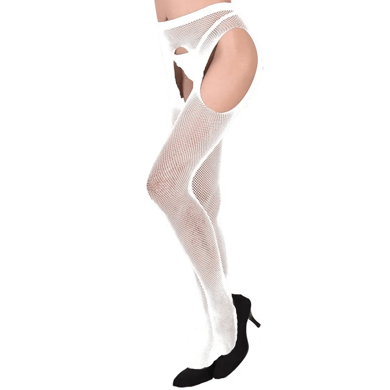 Female Fashion Open File Sexy Hollow Net Tights One - Piece Stockings - Lovetoys wholesales shop