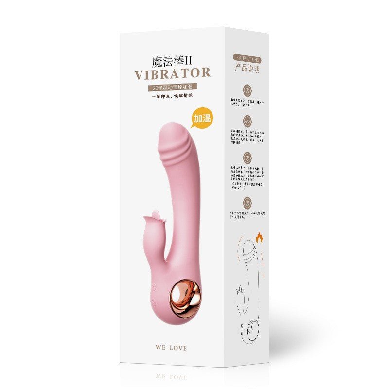 Female Masturbation Magic Wand Clit Licking Vibe - Lovetoys wholesales shop
