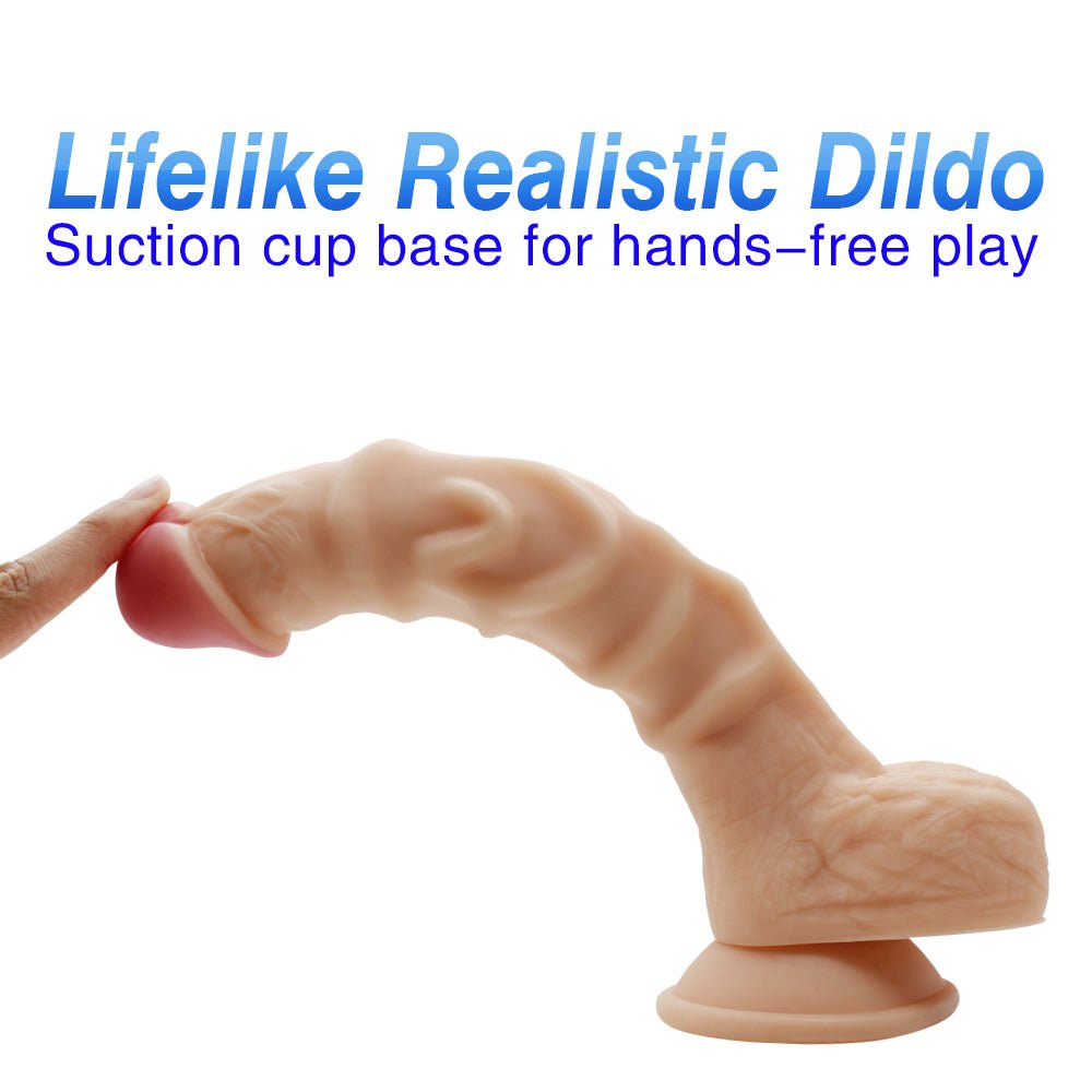 Female Masturbation Realistic 10.2" (26 CM)Dildo - Lovetoys wholesales shop
