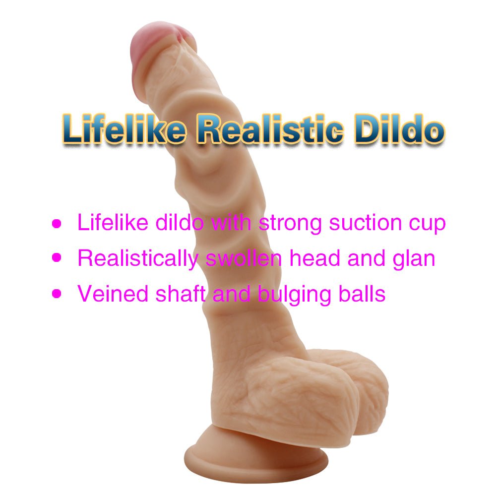 Female Masturbation Realistic 10.2" (26 CM)Dildo - Lovetoys wholesales shop