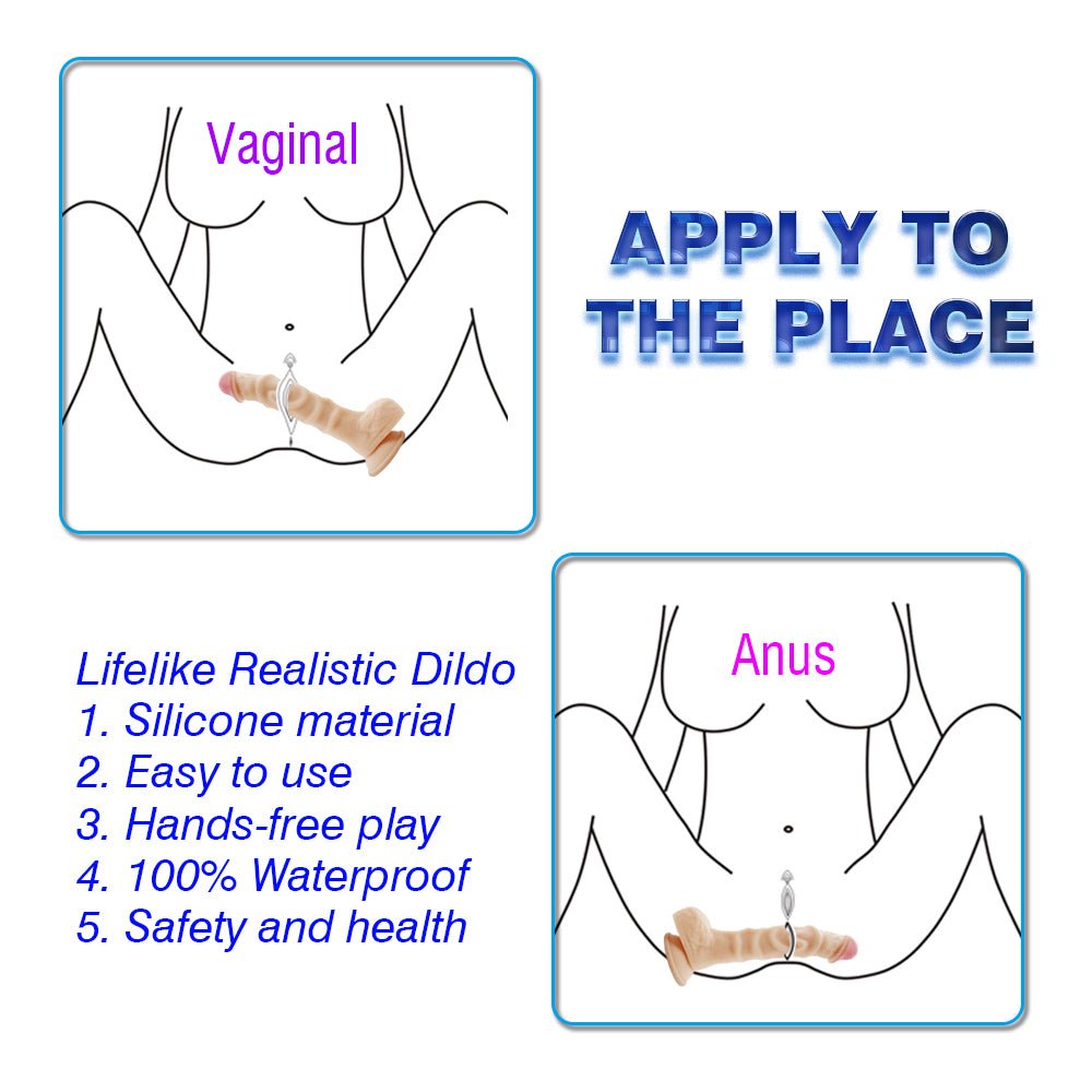 Female Masturbation Realistic 10.2" (26 CM)Dildo - Lovetoys wholesales shop