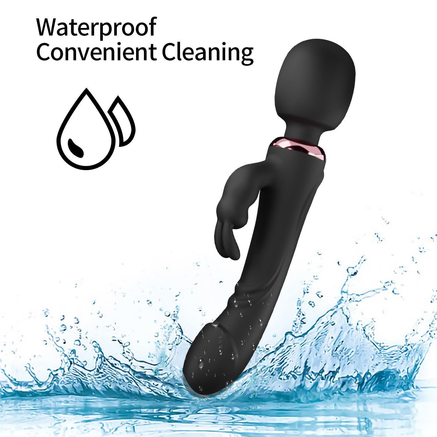 Female Masturbation Sex Toys Rabbit Wand Dildo Vibrator - Lovetoys wholesales shop
