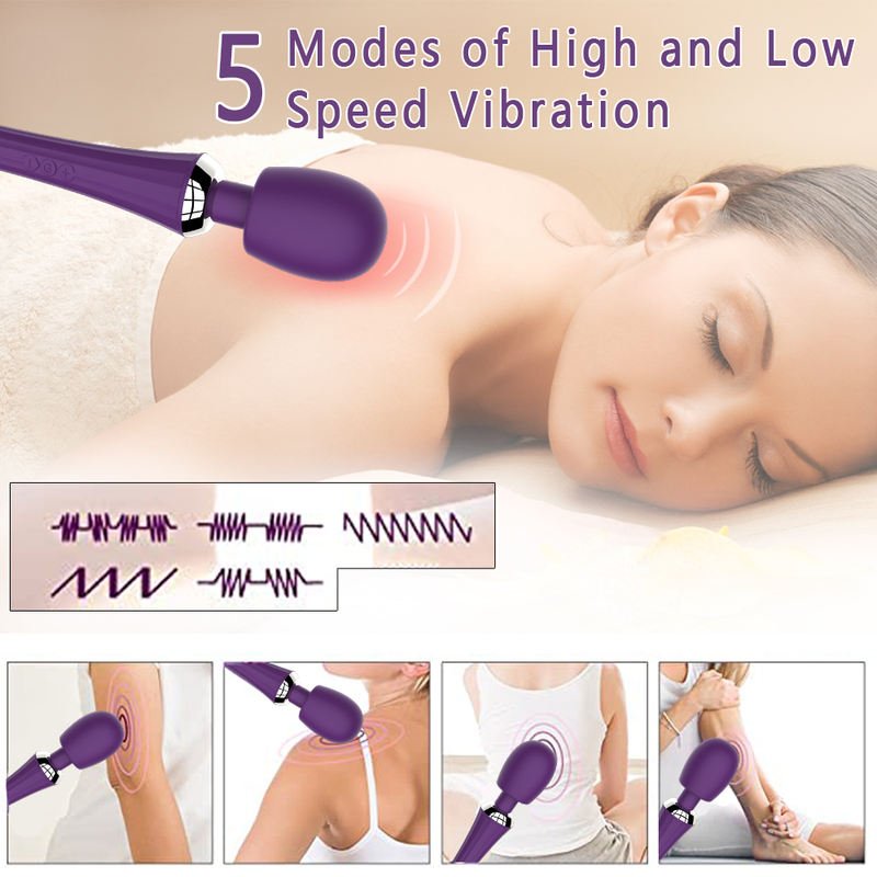Female Masturbation Silicone Massage Stick Sex Toys AV Wand - Lovetoys wholesales shop