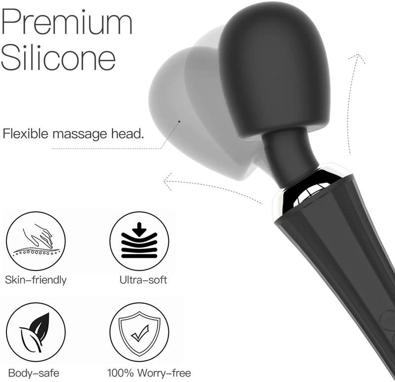 Female Masturbation Silicone Massage Stick Sex Toys AV Wand - Lovetoys wholesales shop
