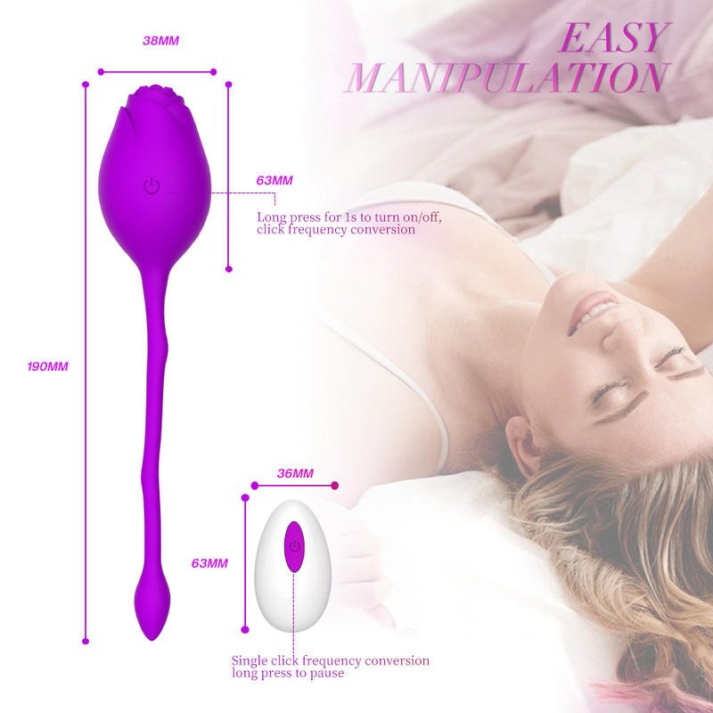 Female Masturbation Silicone Vibrating Love Egg Vagina Pussy Remote Control Sex Toys - Lovetoys wholesales shop