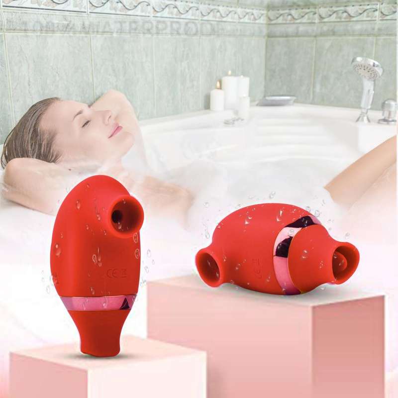 Female Masturbation Waterproof Clitoral Tongue Licking Suck Vibrator - Lovetoys wholesales shop