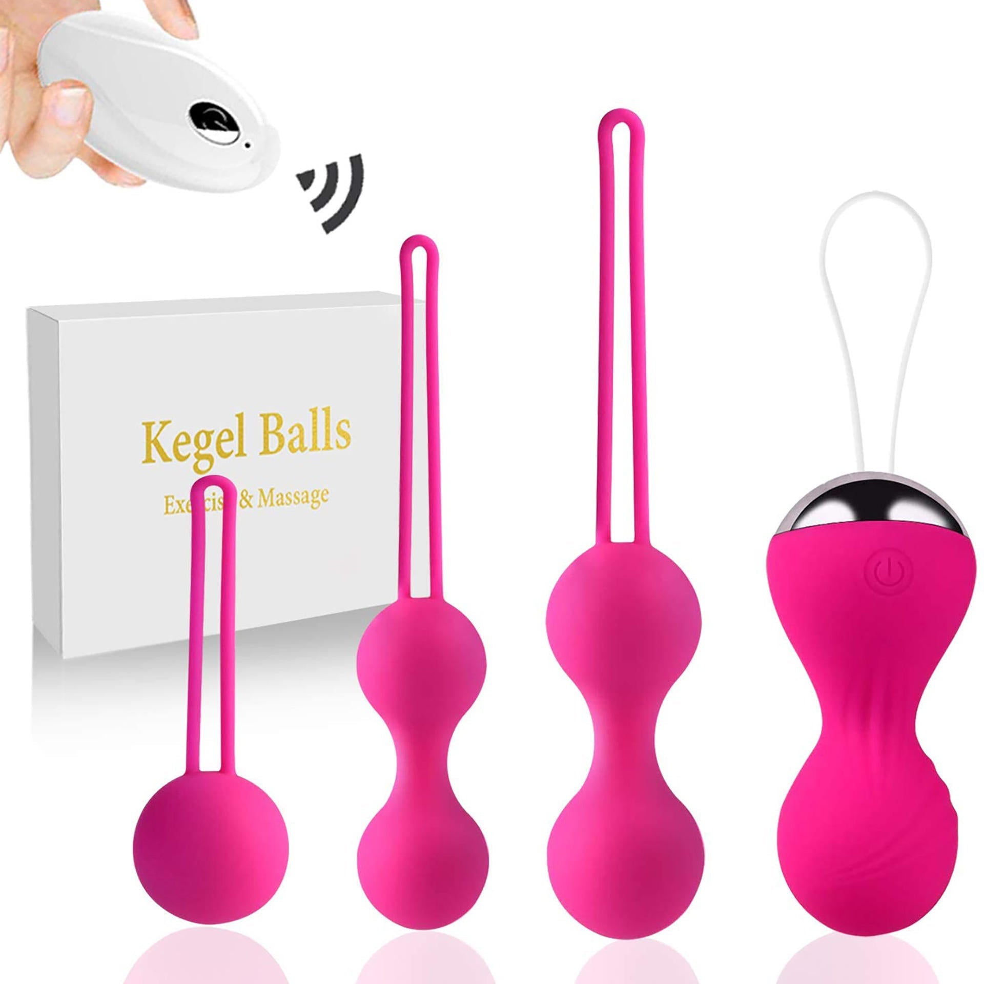 Female Private Care Kegel Ball Four Piece Set Jumping Egg - Lovetoys wholesales shop