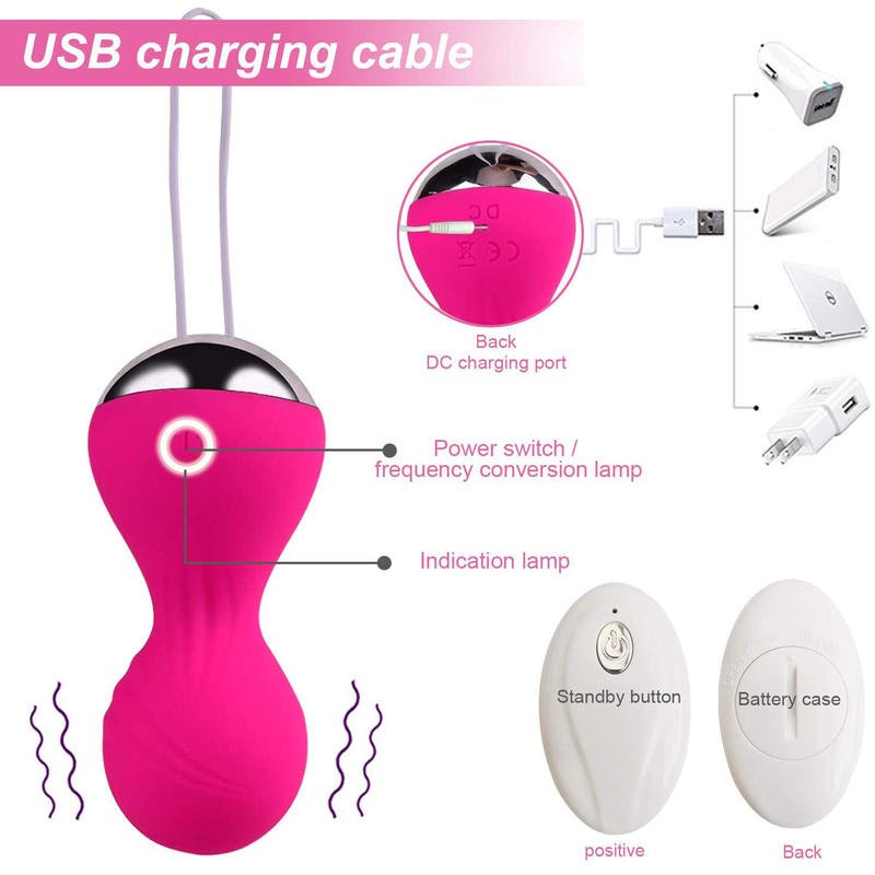 Female Private Care Kegel Ball Four Piece Set Jumping Egg - Lovetoys wholesales shop