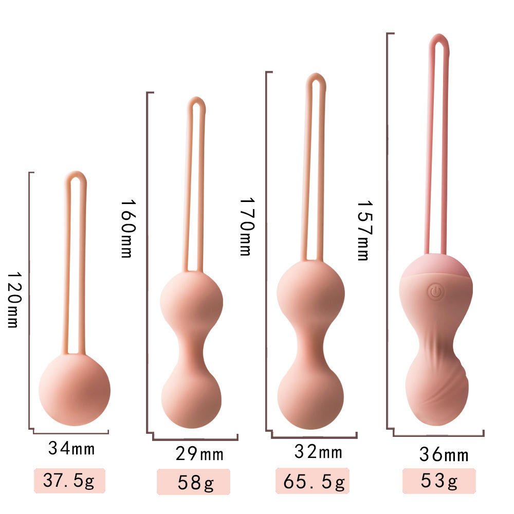 Female Private Care Kegel Ball Four Piece Set Jumping Egg - Lovetoys wholesales shop