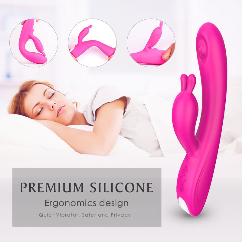 Female Rabbit Vibrator Usb Rechargeable Women Masturbation Toys Vibrators - Lovetoys wholesales shop