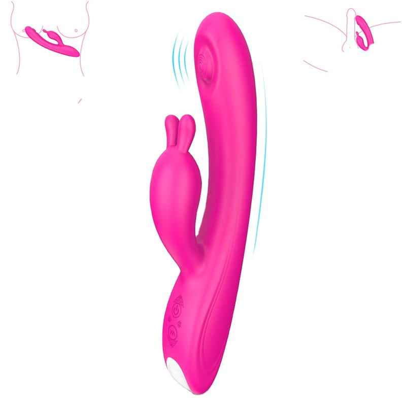 Female Rabbit Vibrator Usb Rechargeable Women Masturbation Toys Vibrators - Lovetoys wholesales shop