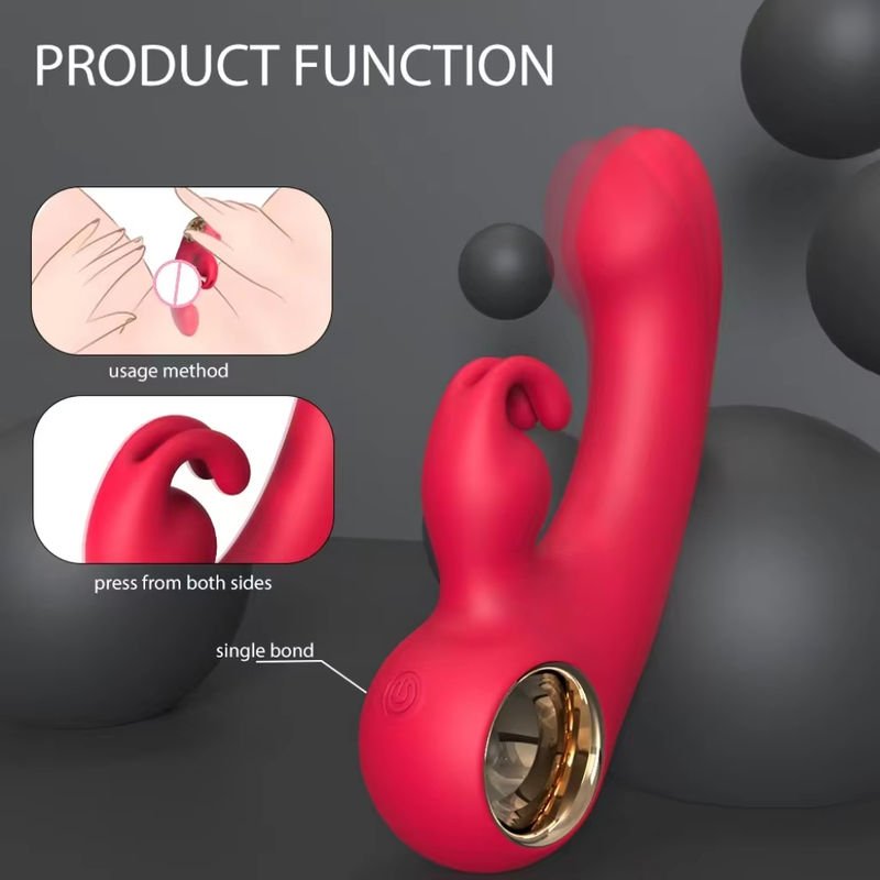 Female Sex Toy Rabbit Vibrator G - Spot and Clitoral Massage Double Vibration Stimulating - Lovetoys wholesales shop