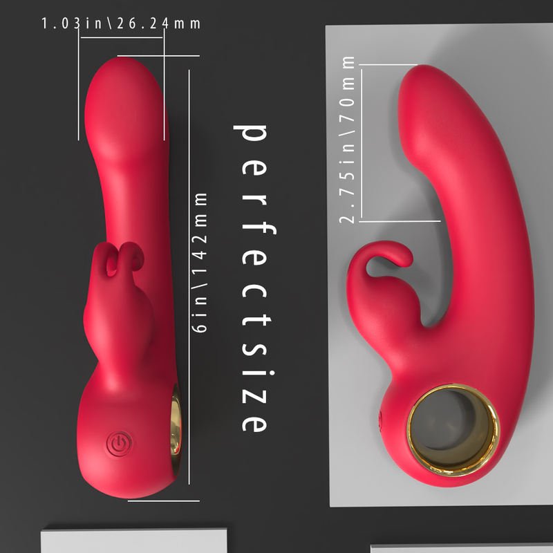 Female Sex Toy Rabbit Vibrator G - Spot and Clitoral Massage Double Vibration Stimulating - Lovetoys wholesales shop