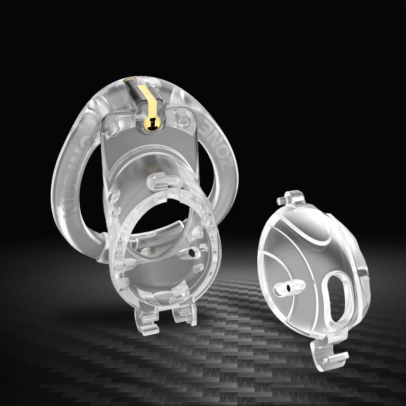 Flip design chastity lock Double Key Plastic Bird Cage Sex Toys - Lovetoys wholesales shop