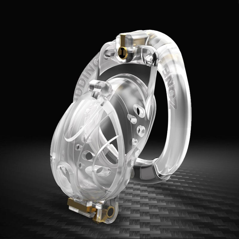 Flip design chastity lock Double Key Plastic Bird Cage Sex Toys - Lovetoys wholesales shop