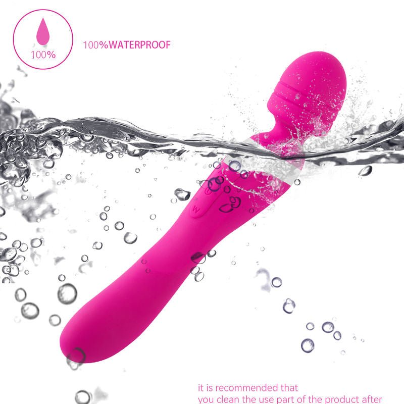 Flirting Massage Masturbation Device Adult Sex Toy Double Headed Strong Motion Orgasmic Wand - Lovetoys wholesales shop