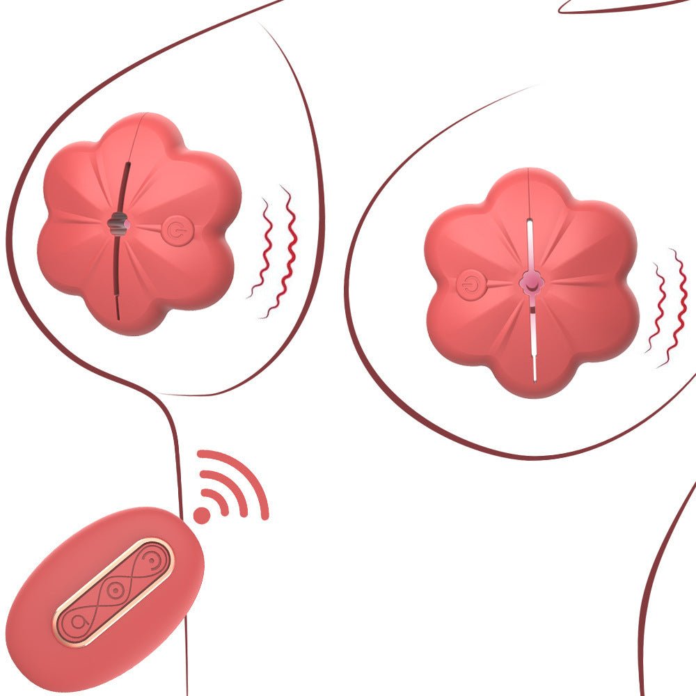 Flower Remote Control Breast Vibrator - Lovetoys wholesales shop