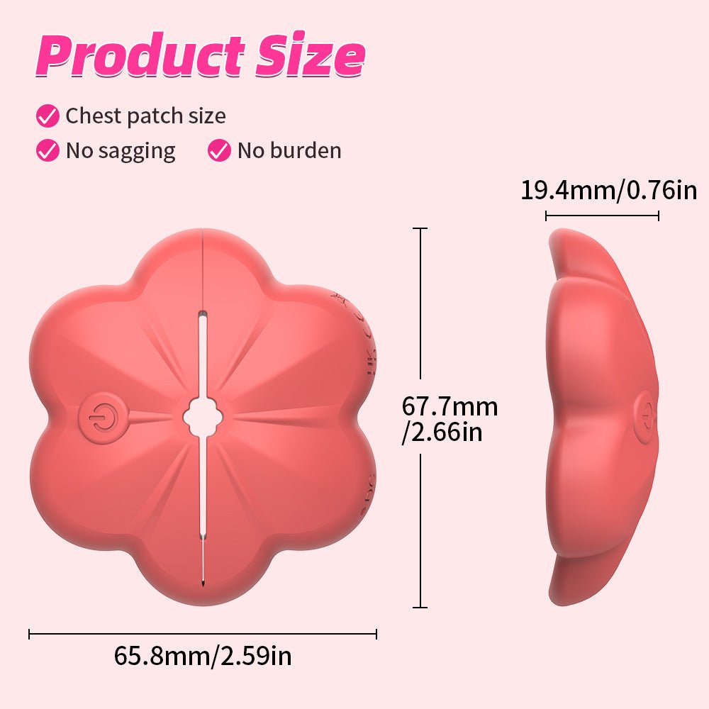 Flower Remote Control Breast Vibrator - Lovetoys wholesales shop