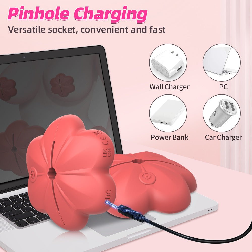 Flower Remote Control Breast Vibrator - Lovetoys wholesales shop