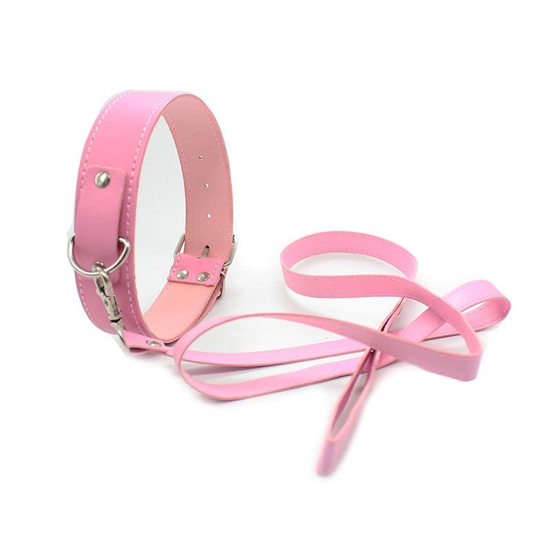 Fur Lined Collar with Leash - Lovetoys wholesales shop