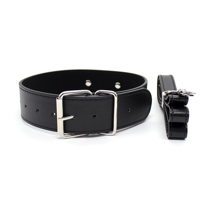 Fur Lined Collar with Leash - Lovetoys wholesales shop
