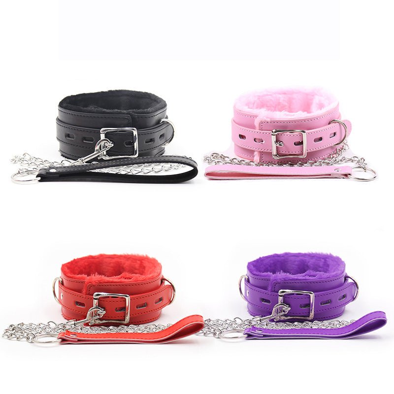 Fur Lockable SM Collar - Lovetoys wholesales shop