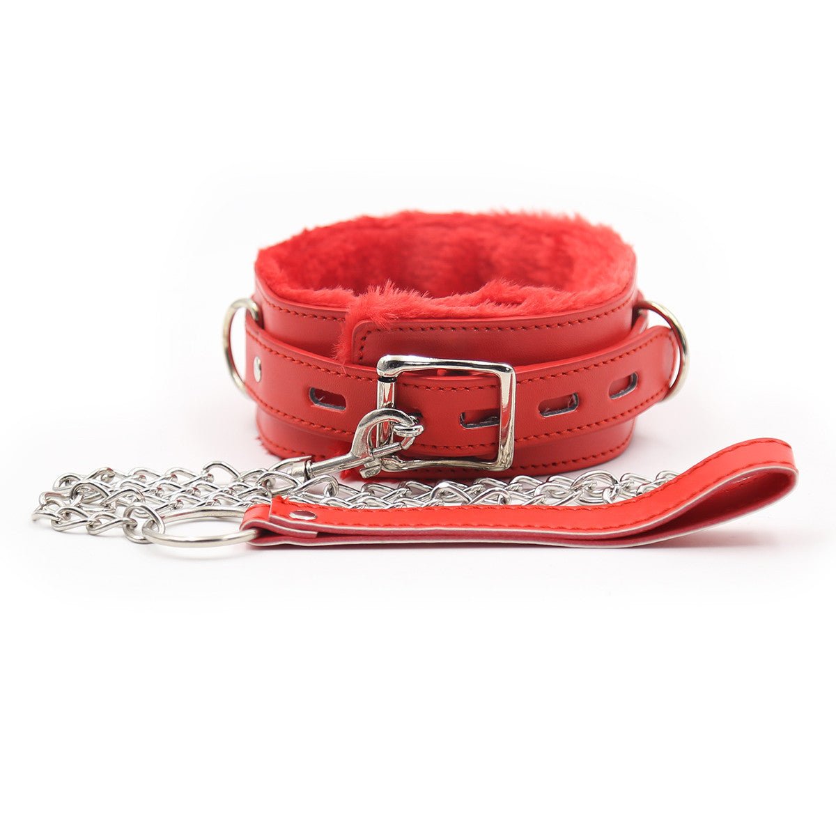 Fur Lockable SM Collar - Lovetoys wholesales shop