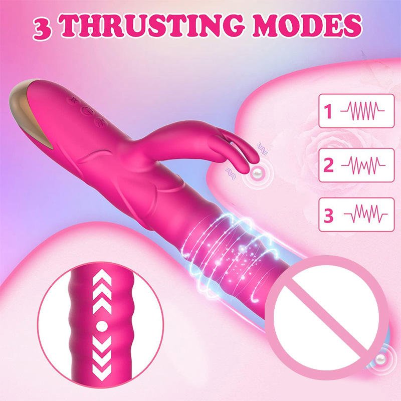 G - spot Orgasm Vibrator Automatic Retractable Vibrator Massage Stick Clitoris Masturbation Sex Toys - Lovetoys wholesales shop