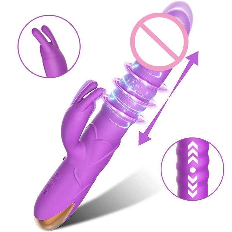 G - spot Orgasm Vibrator Automatic Retractable Vibrator Massage Stick Clitoris Masturbation Sex Toys - Lovetoys wholesales shop