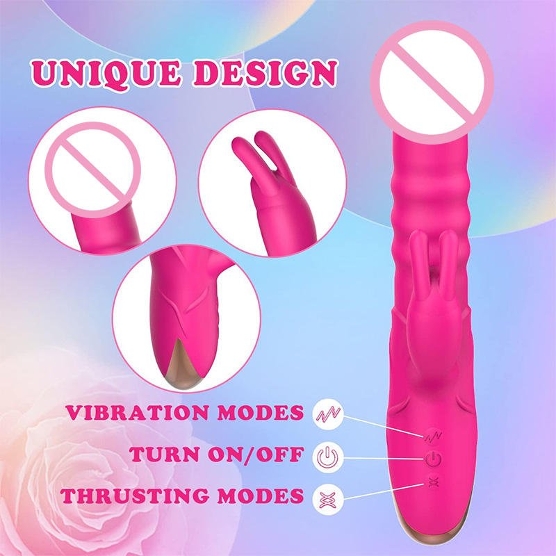 G - spot Orgasm Vibrator Automatic Retractable Vibrator Massage Stick Clitoris Masturbation Sex Toys - Lovetoys wholesales shop