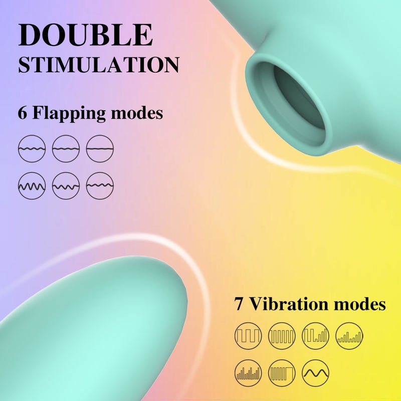 G Spot Pussy Vagina Nipple Clitoris Sucker Tapping Multi - Functional Vibrator - Lovetoys wholesales shop
