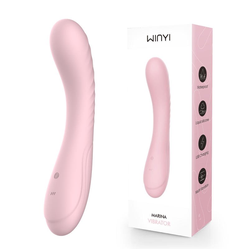 G - spot Vibrator Adult Sex Toys Full Silicone Soft Vibrating Dildo Massager Clitoral Stimulator - Lovetoys wholesales shop