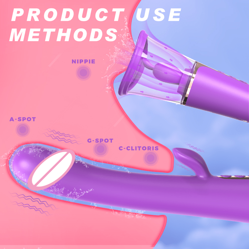 G - Spot Vibrator Licking Tongue Clitoral Sucking Vibrator Masturbator - Lovetoys wholesales shop