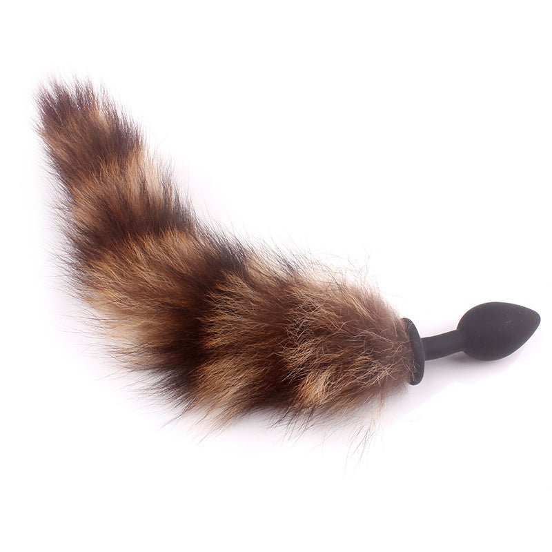 Geisha Ball Silicone Butt Plug With Fox Tail - Lovetoys wholesales shop
