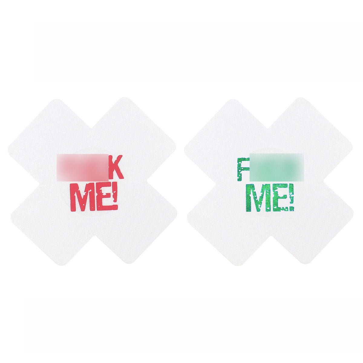 Glow In The Dark "Fuck Me" Nipple Pasties - Lovetoys wholesales shop