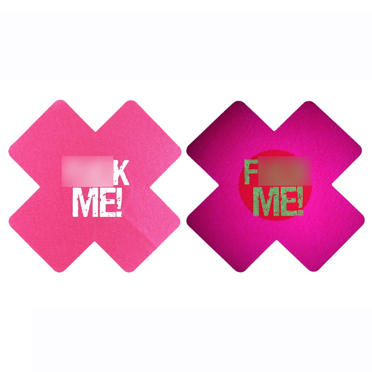 Glow In The Dark "Fuck Me" Nipple Pasties - Lovetoys wholesales shop