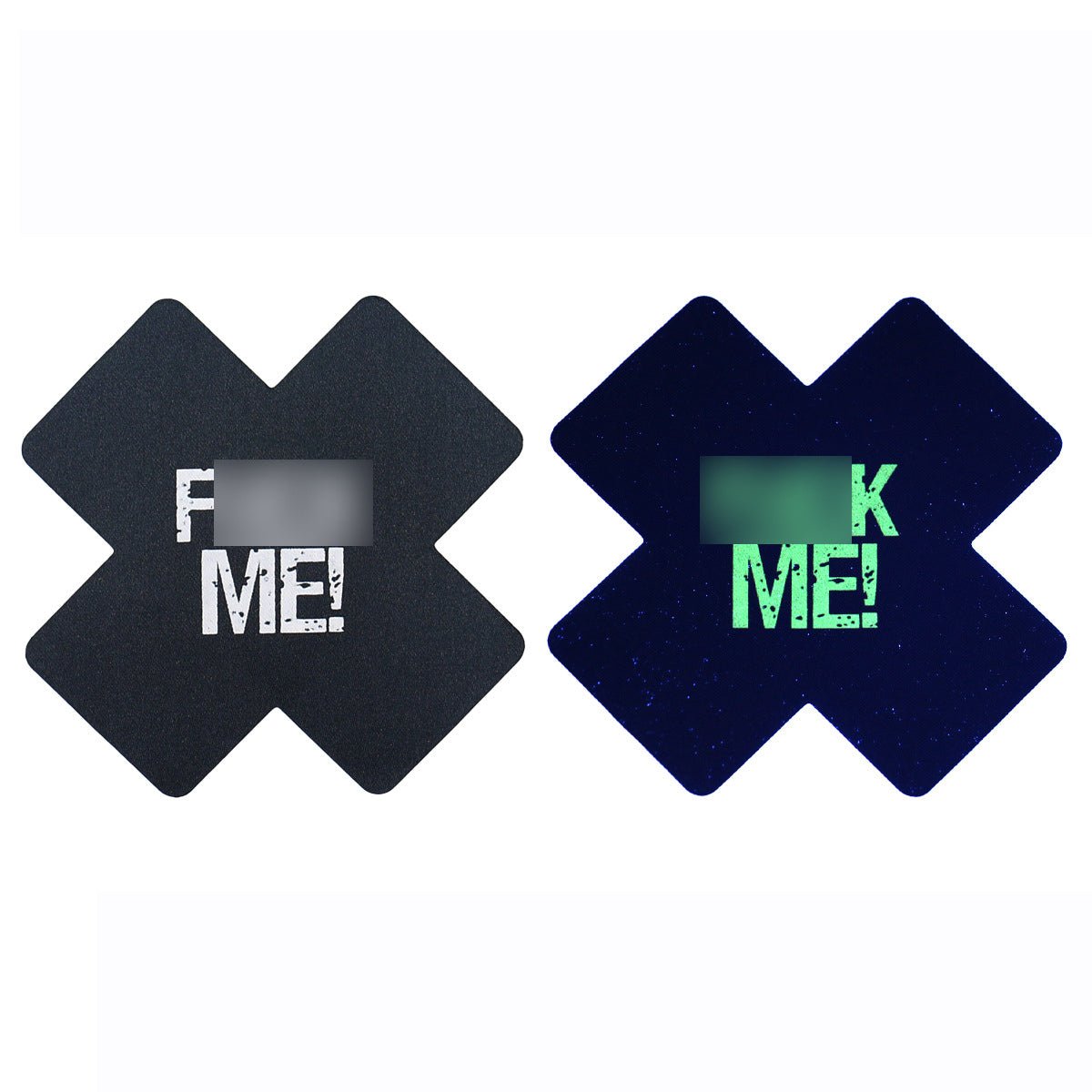 Glow In The Dark "Fuck Me" Nipple Pasties - Lovetoys wholesales shop