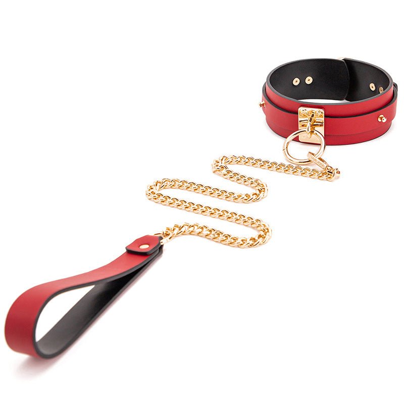 Golden Chain Bondage Collar - Lovetoys wholesales shop
