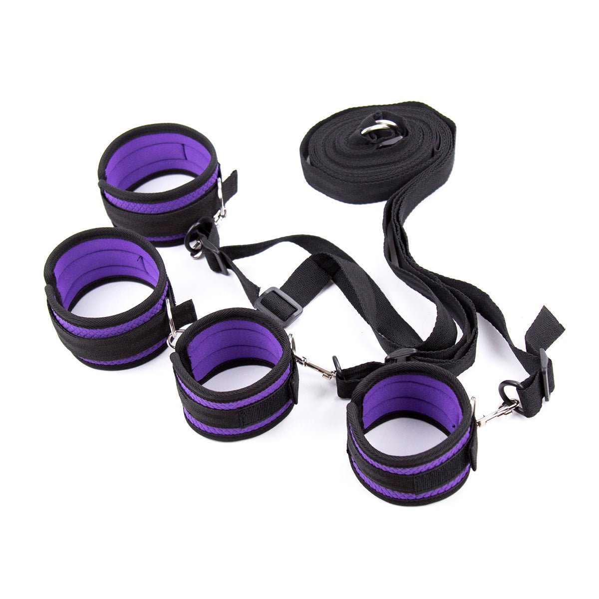 Handcuffs - Foot cuffs Flirting toy bed SM bondage - Lovetoys wholesales shop